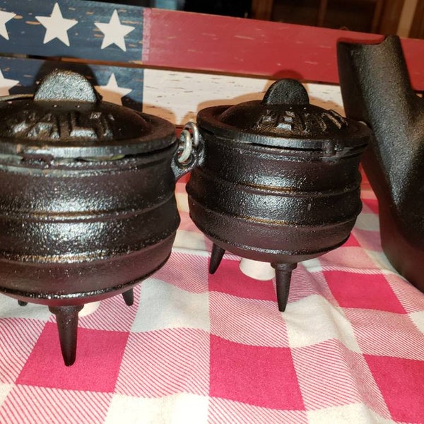 Cast Iron Salt Shakers Etsy