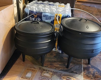 Cast Iron Cauldrons Size 4 or 6