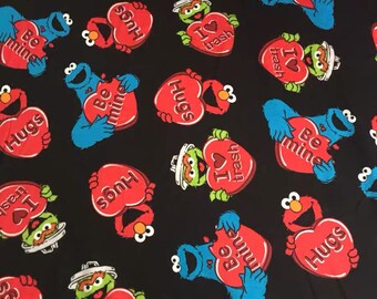 Elmo Knit Fabric Etsy