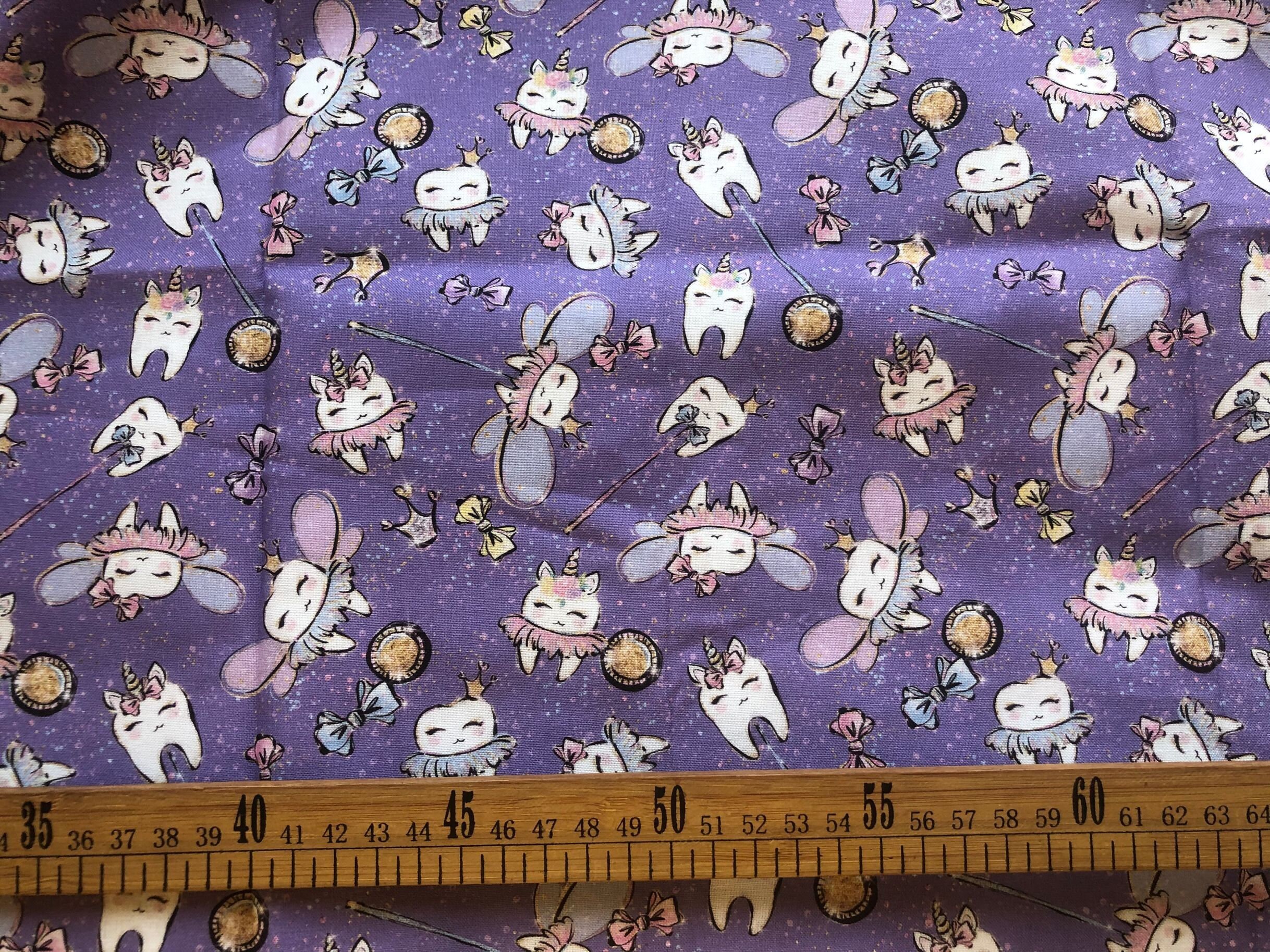 Tooth fairy printing pattern Cotton Fabric sewing Patchwork Etsy