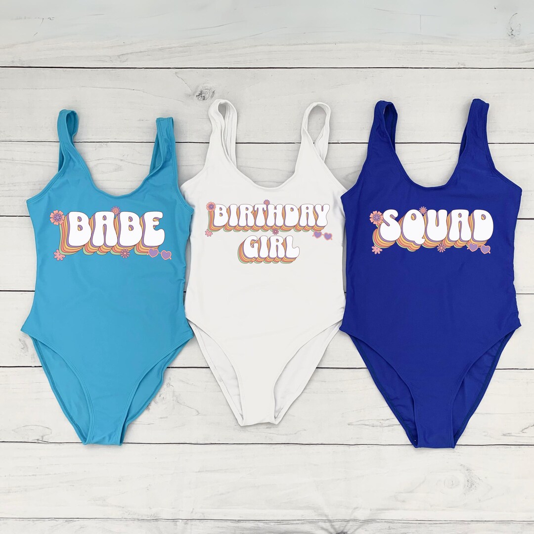 Birthday Party Swimsuit, Birthday Slay, Mom Birthday Swimsuit, Birthday
