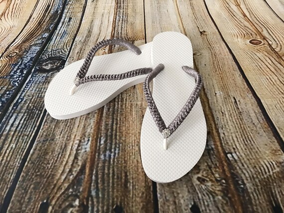 bride flip flops