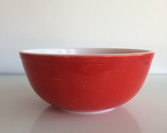 Red pyrex bowl | Etsy Red pyrex bowl | Etsy