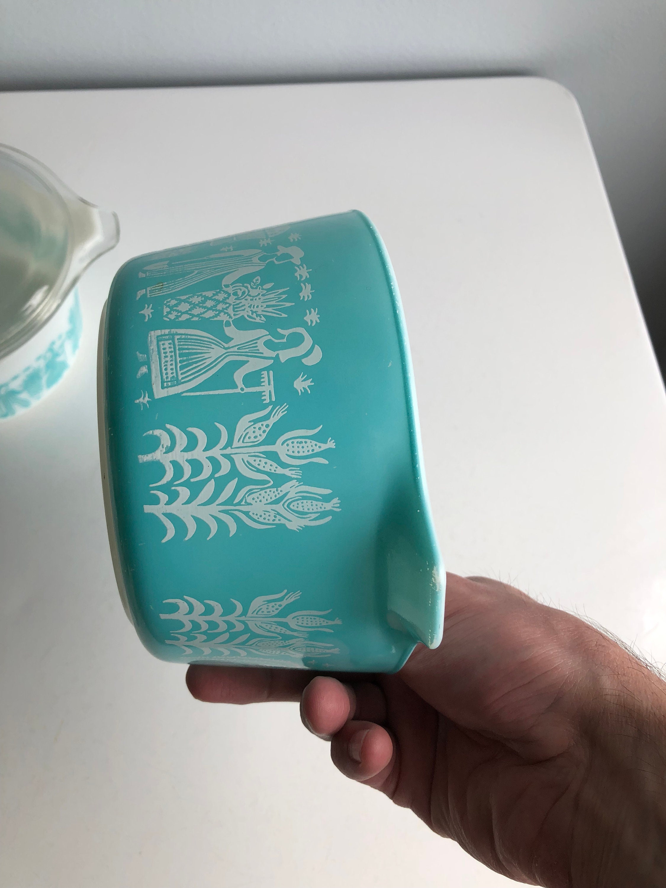 Pyrex Butterprint Set Vintage Pyrex Amish Butterprint Set of 2 Casseroles With Lids #473 1 ...