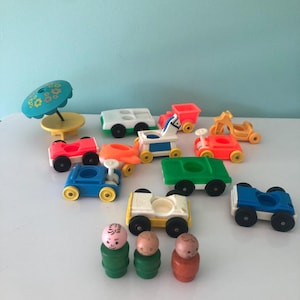 Vintage Fisher Price Toys Figurines / Accessories Lot of 15