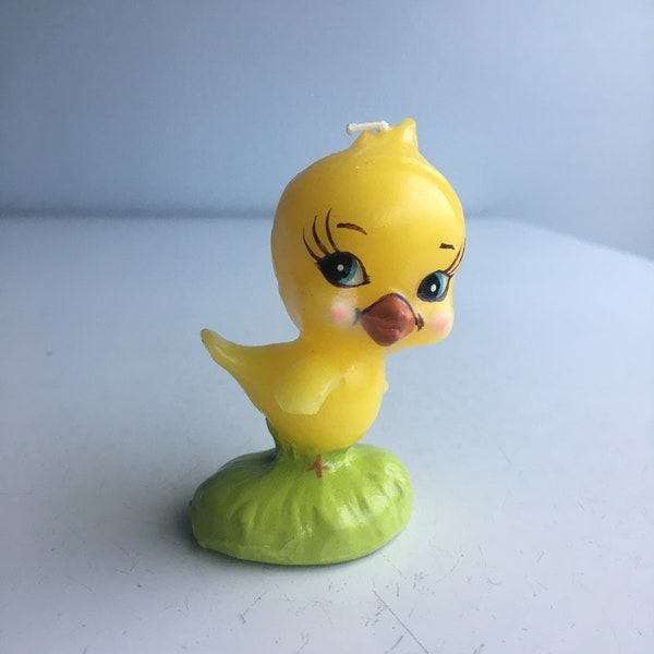 Vintage Easter Duck Chick Candle