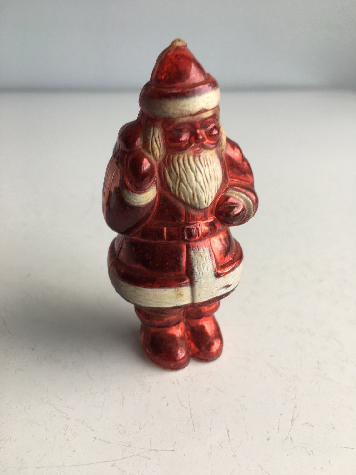 Vintage Christmas Santa Claus Ornament Collectible Holiday Etsy