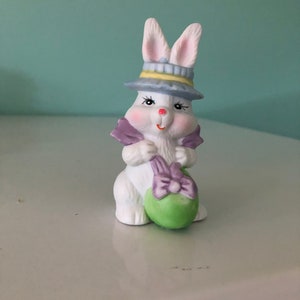 Vintage Easter Bunny Figurine