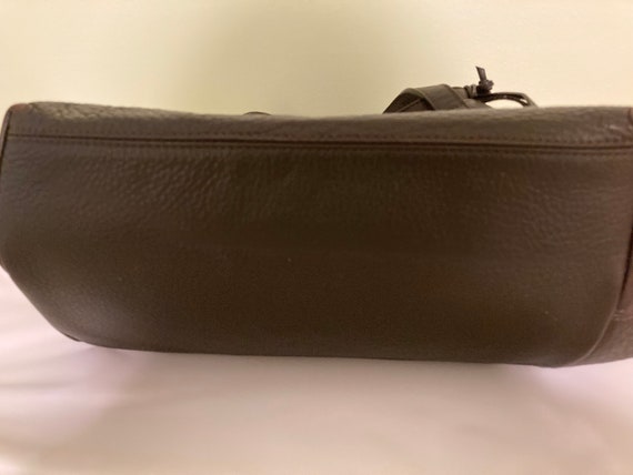 Vintage Max Mara Bag Purse Brown Leather - image 5
