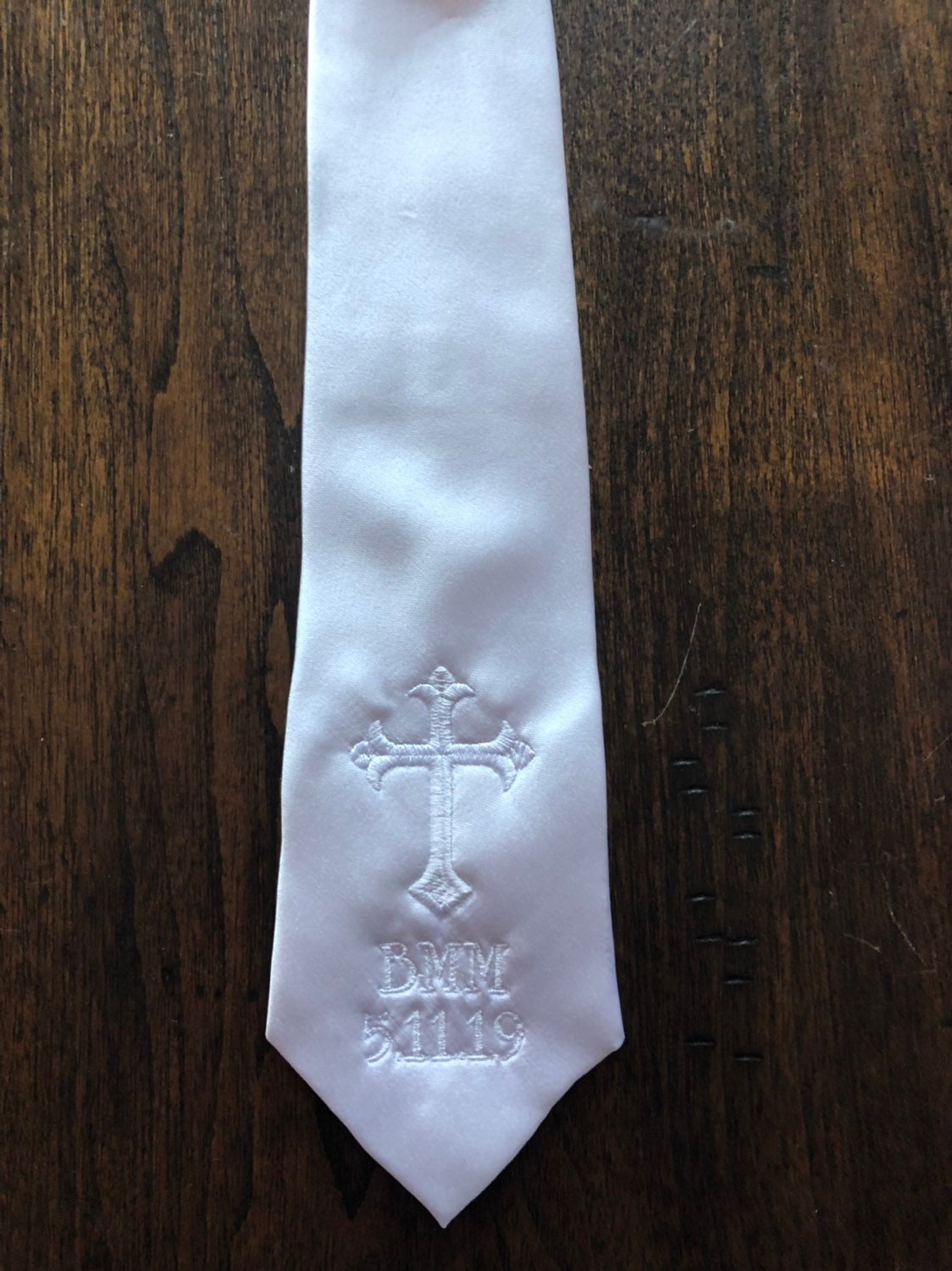 Aazon.co: Needzo Navy Blue First Counion Tie For Boys With IHS