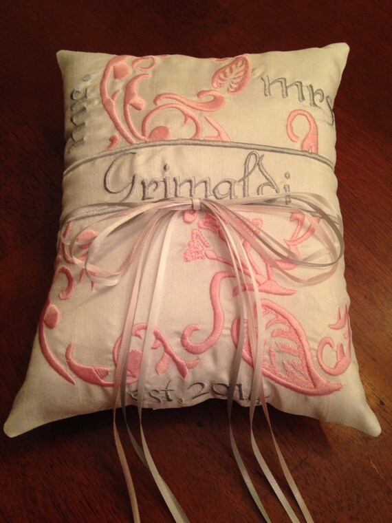Custom Made Ring Bearer Pillow Etsy
