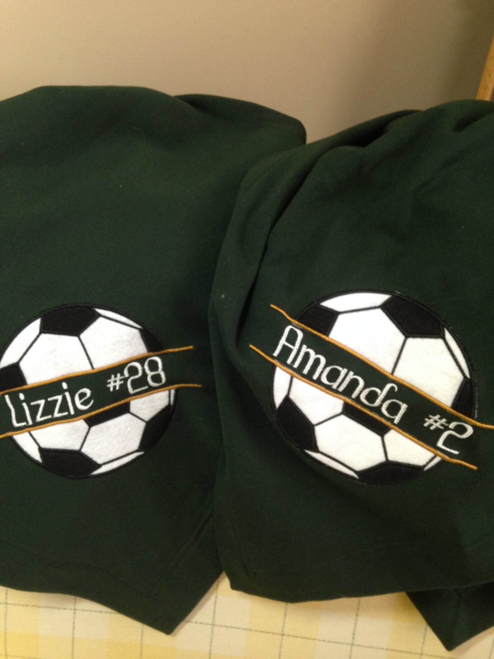 monogrammed soccer bag