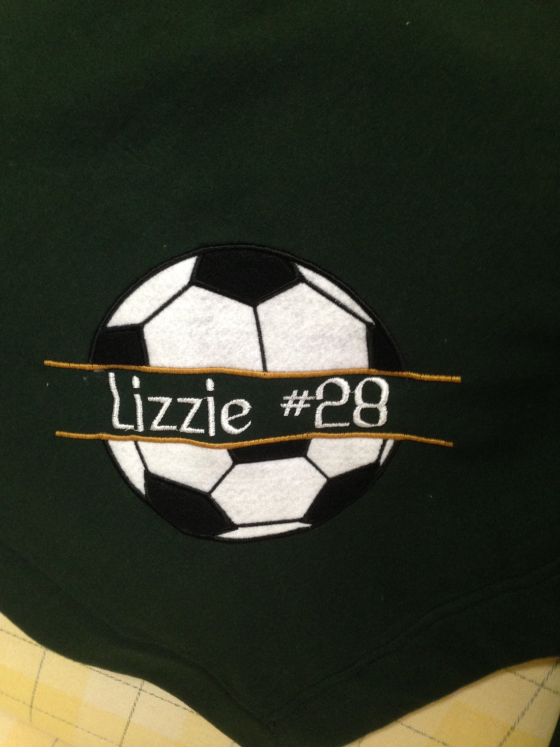 monogrammed soccer bag