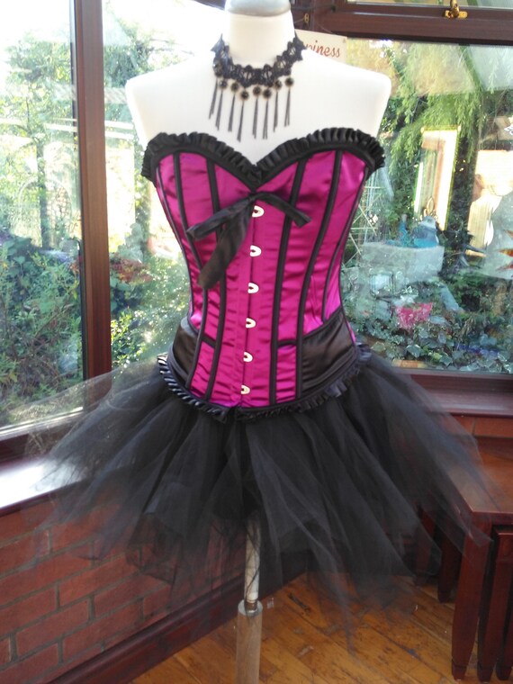 black corset tutu dress