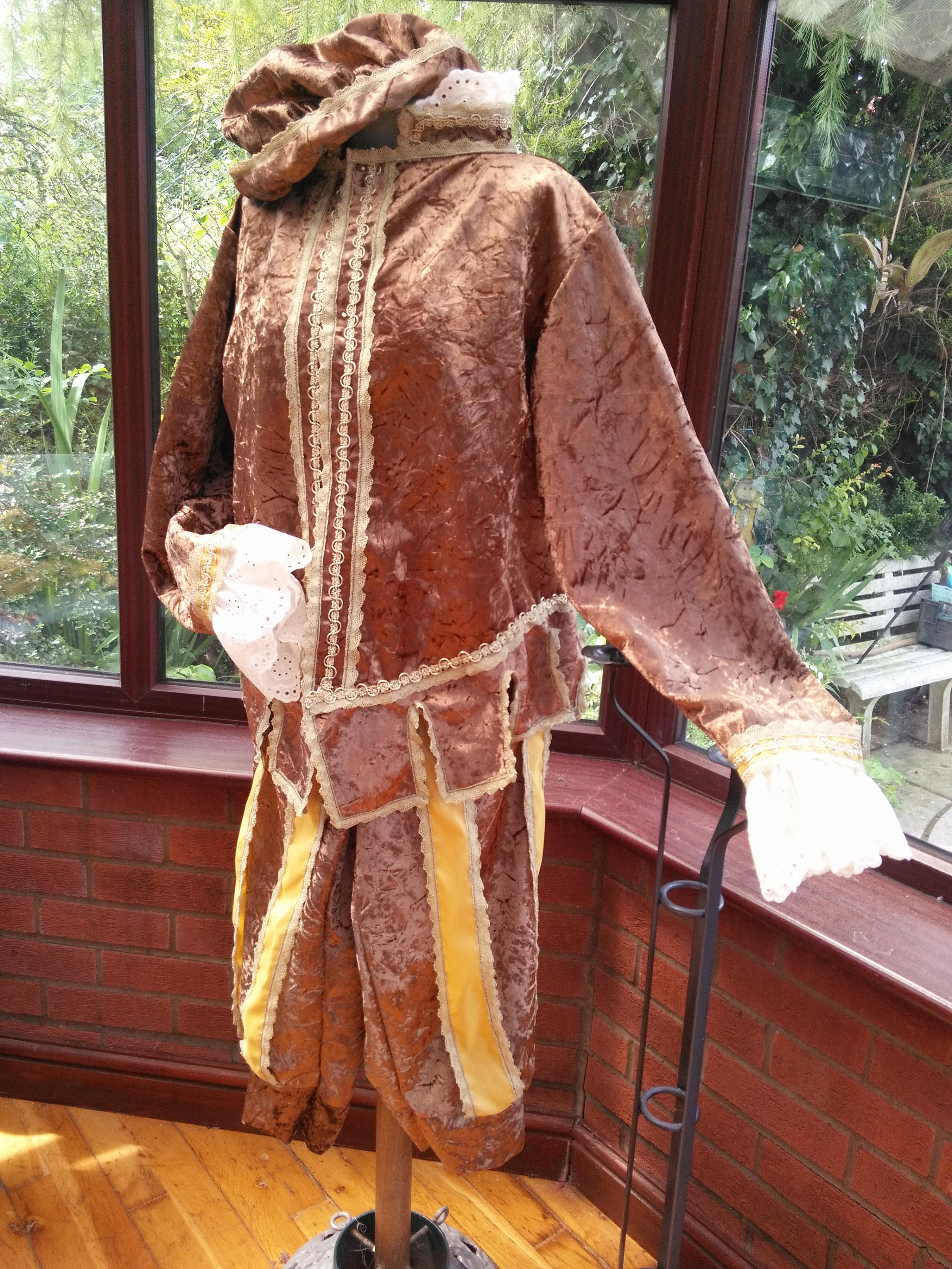 Image of Choice Of Style Custom Made Complete Full Costume To Your Own Measurements & Color Including Hat Pants