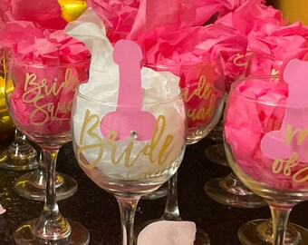 Bridal Party Custom Glasses