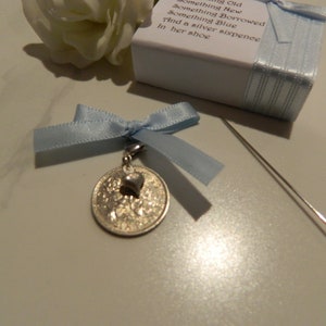 Bride&#39;s Lucky Six-pence  Wedding Keepsake