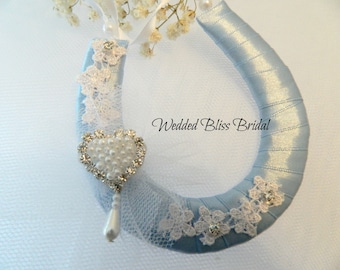 Something Blue Wedding Horseshoe