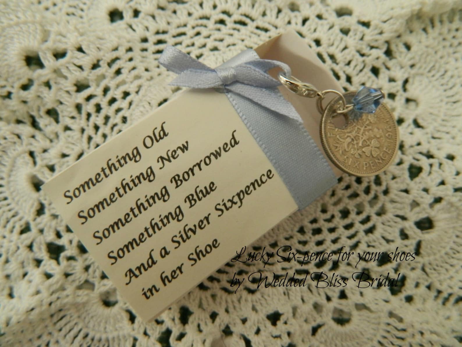 Sixpence Sposa Tradizione Moneta Portafortuna Per Sposa - Sixpence - Foto 10