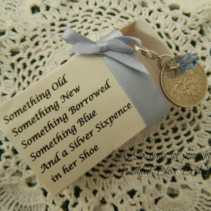 Bride&#39;s Lucky Six-pence Wedding Keepsake