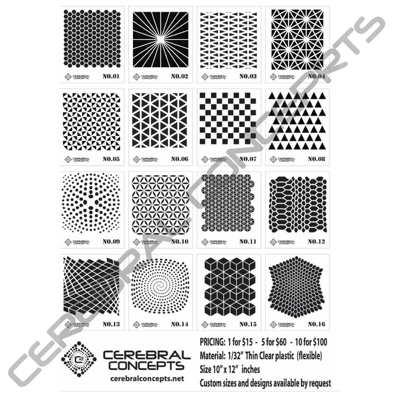 sacred geometry designs and patterns stencils airbrush etsy