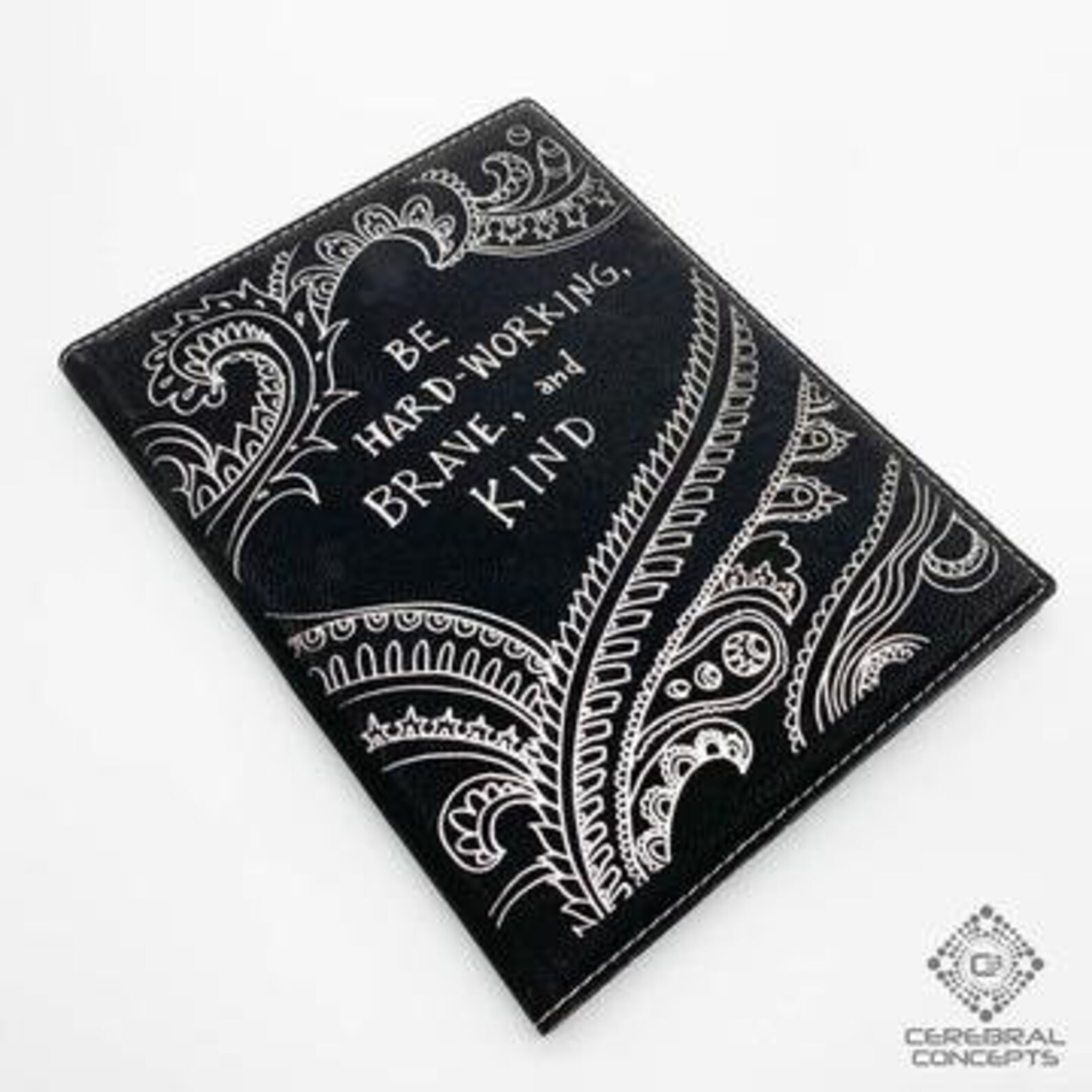 Hardworking Laser Engraved Journal / Notebook Vegan Etsy