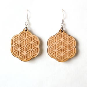 Flower of Life - Sacred Geometry Earrings - Cerebral Concepts