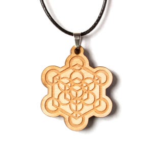 Metatron’s Cube - Collier - Bijoux à géométrie sacrée - Concepts cérébraux - Cadeau de Noël