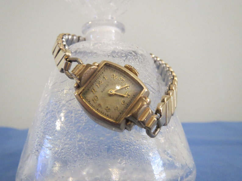 Striking Art Deco 10K Rose Gold Filled Reyco Wrist Watch that | Etsy