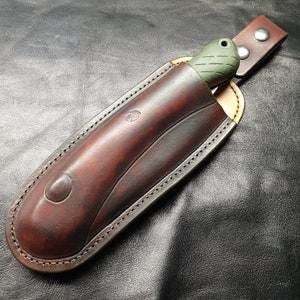 Étui en cuir sur mesure pour scie Bahco Laplander et Silky Gomboy 210, 240 Pocketboy 130, 170, Super Accel 210 et autres