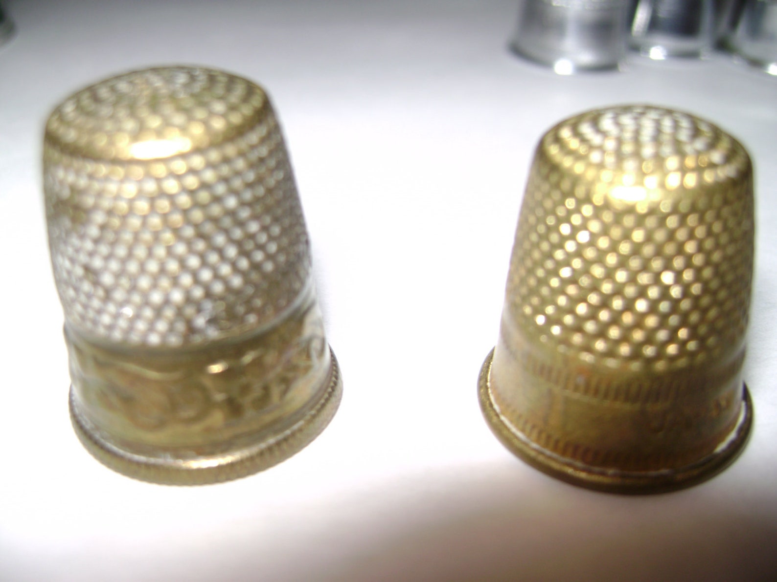11 Sewing Thimbles Various Sizes Etsy