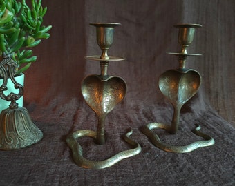 Cobra candleholders