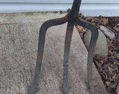 Wrought Iron Fireplace Fork Arts And Crafts Period 1915