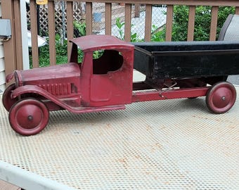 Steelcraft Mack Dump Truck 1928 Pressed Steel Toys Antique Toys