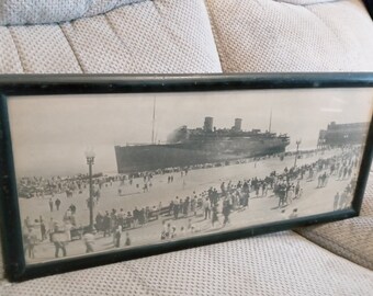 SS Morro Castle Asbury Park New Jersey Photograph 1934 Ocean Liners Transportation Titanic