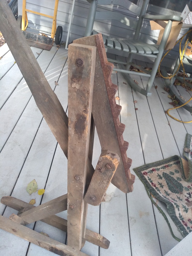 Primitive Wooden cc Wagon Jack 1870's Etsy