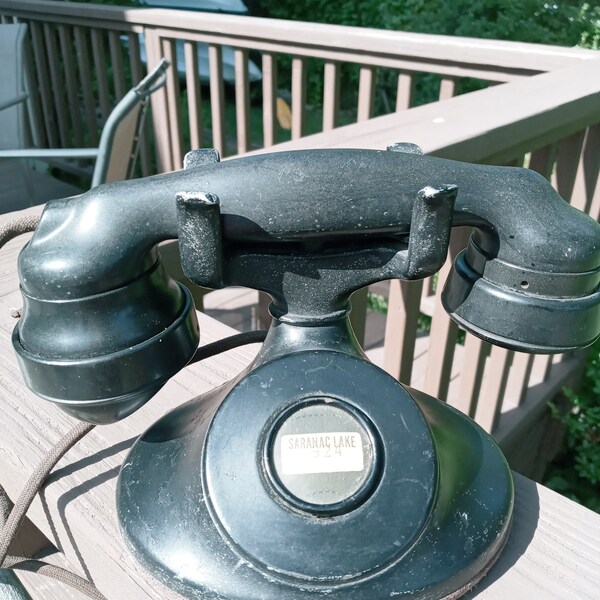 Western Electric Antique Telephone 1918 Bell ATT Antique Telephones Communication Bell Telephone