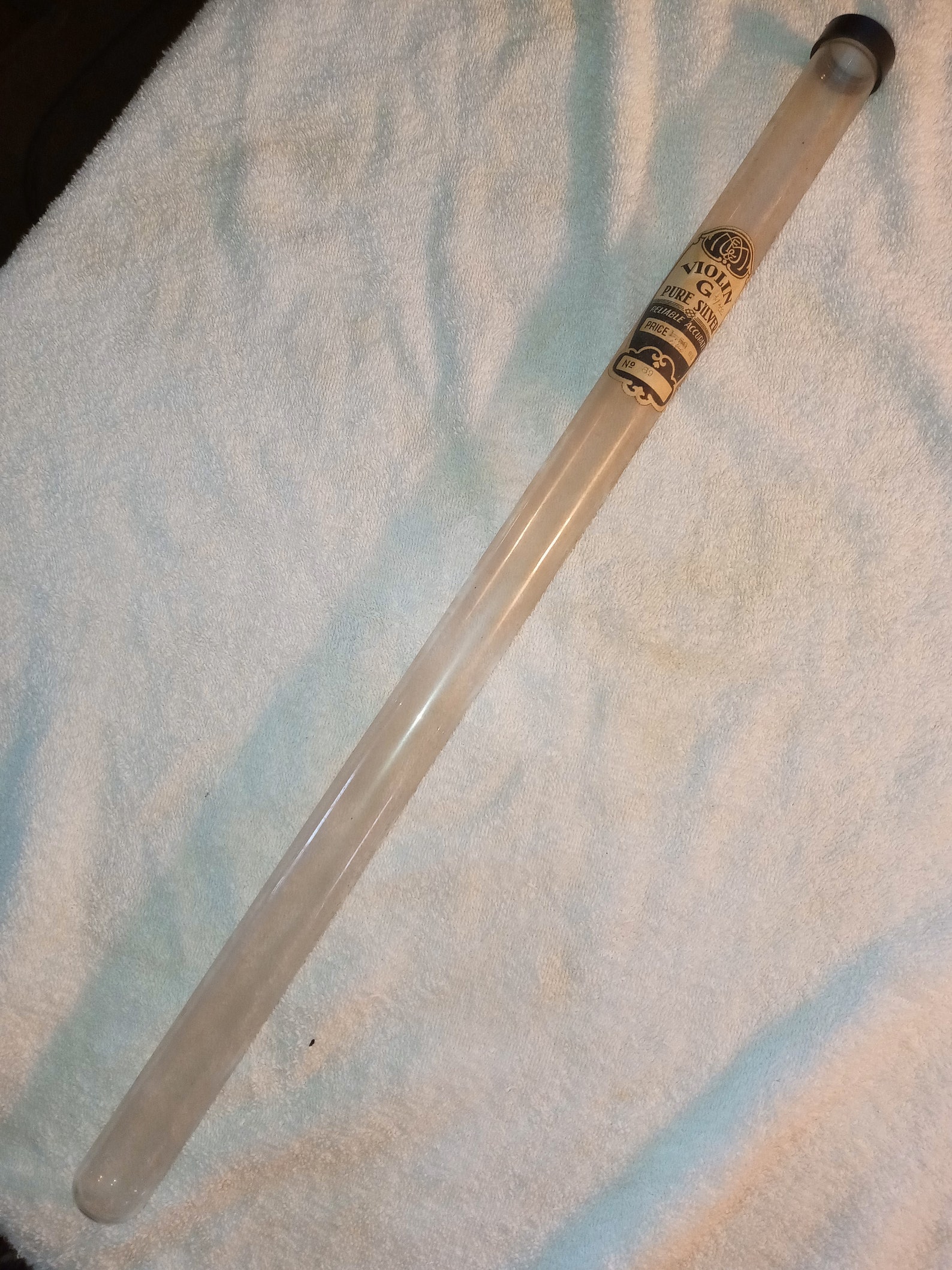 Violin String Glass Tube Victorian 1890's Store Display Etsy