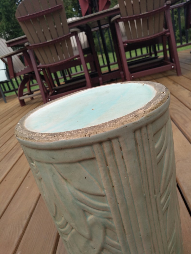 McCoy Pottery Umbrella Stand Rare Etsy