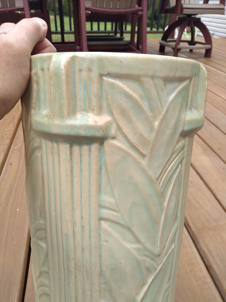 McCoy Pottery Umbrella Stand Rare Etsy