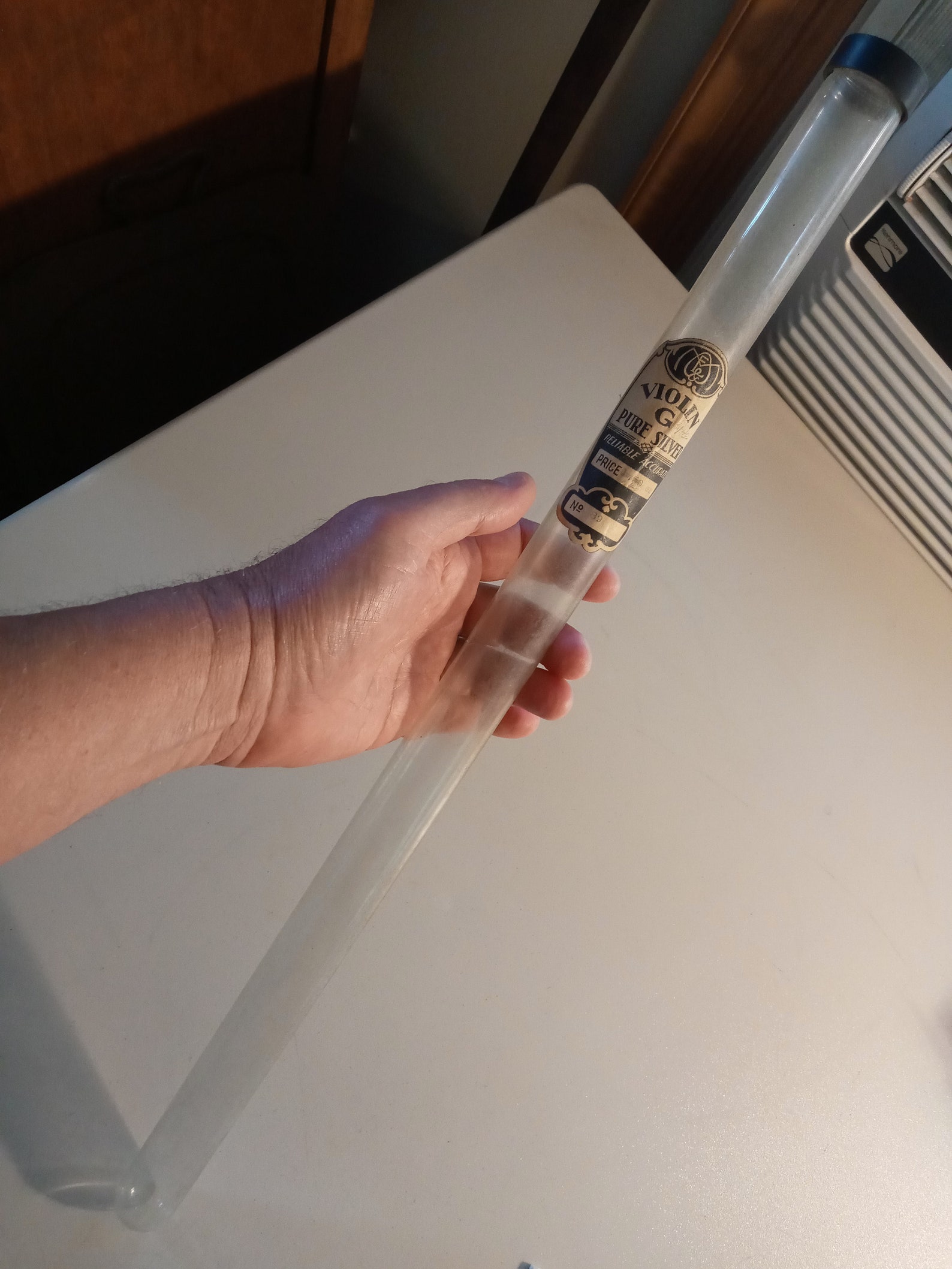 Violin String Glass Tube Victorian 1890's Store Display Etsy