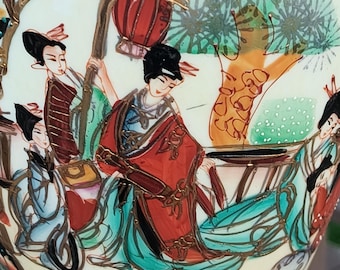 Vintage Chinese Ceramic Vase Export Porcelain