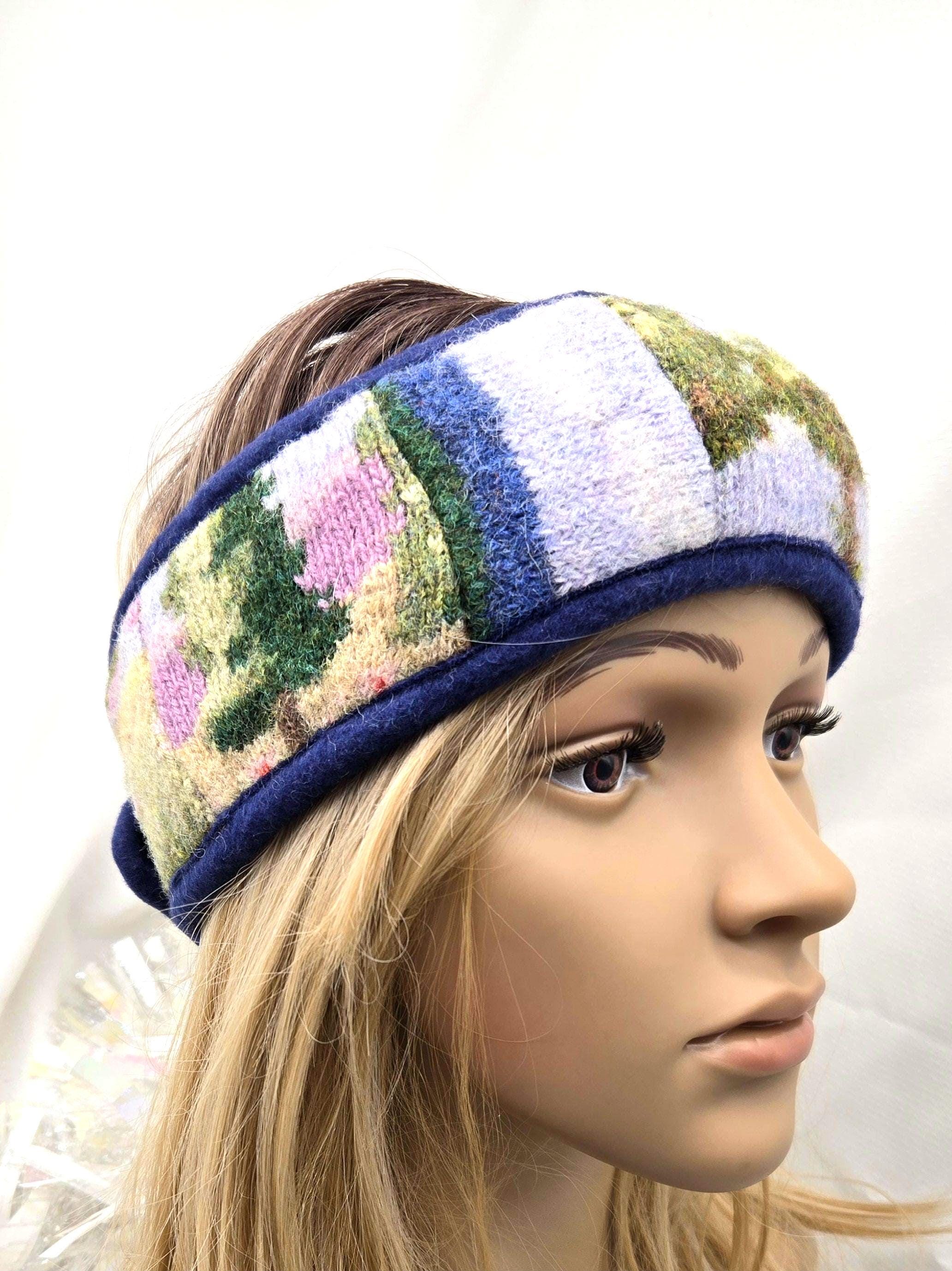 Rainbow Knit Headband-Icelandic Wool Pachamama® rainbow headband - Wildwood | Bude | Cornwall main image 4
