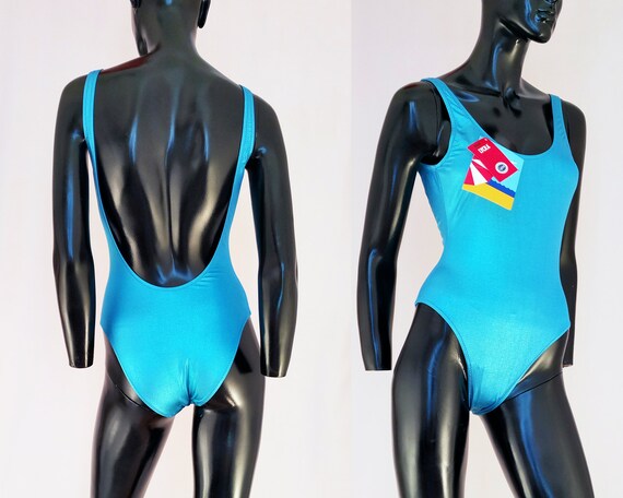 metallic swimming costume