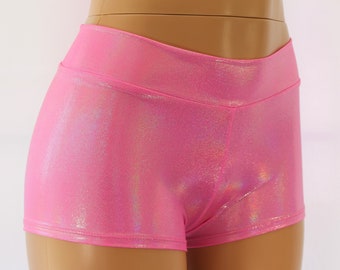 hot pink compression shorts