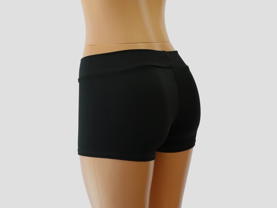 High waisted spandex shorts hot sale