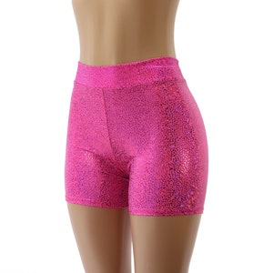 HIRO GATO Shiny Spandex Unitard Hot Pink Burning Suit Rave Party