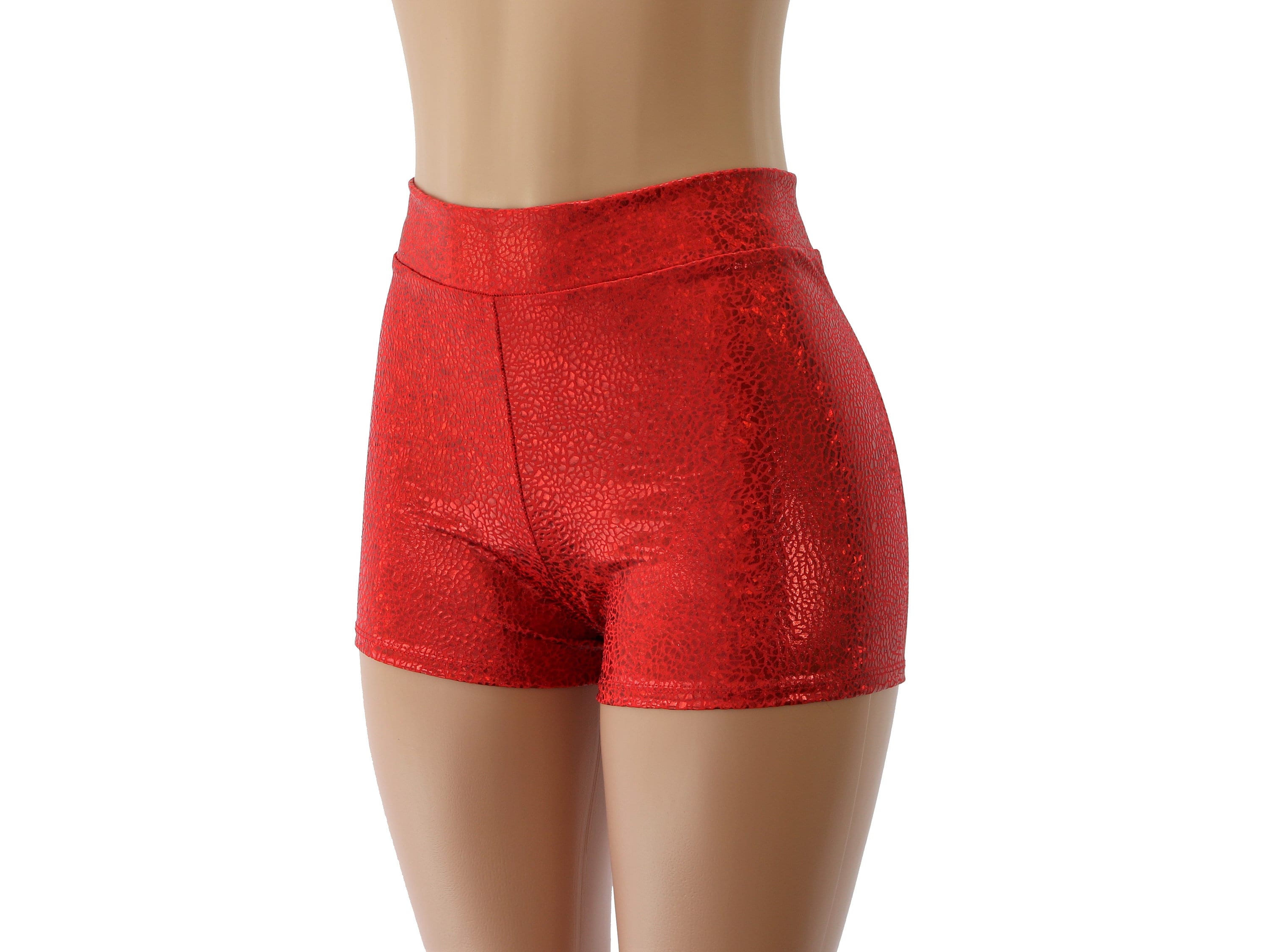 Red Glitter Shorts Etsy Singapore