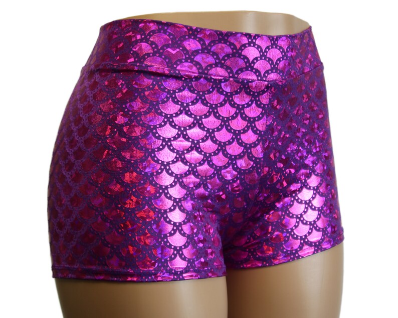 Eight Colors Fancy Mermaiddragon High Waist Booty Shorts Etsy Eight Colors Fancy Mermaiddragon High Waist Booty Shorts Etsy