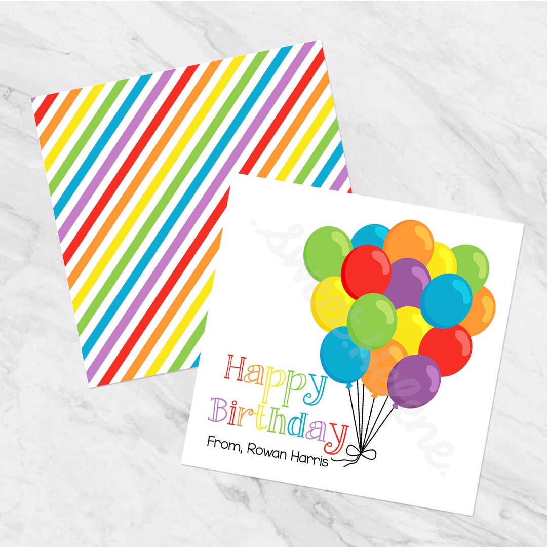 Custom Enclosure Cards or Stickers Personalized Gift Tags Etsy